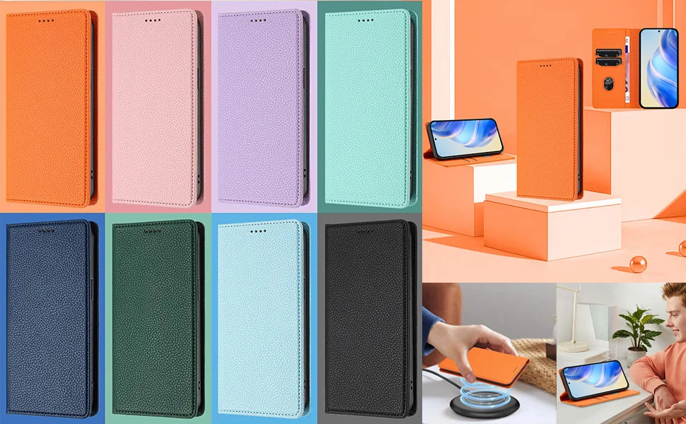 Flip Leather Wallet Cover – iPhone