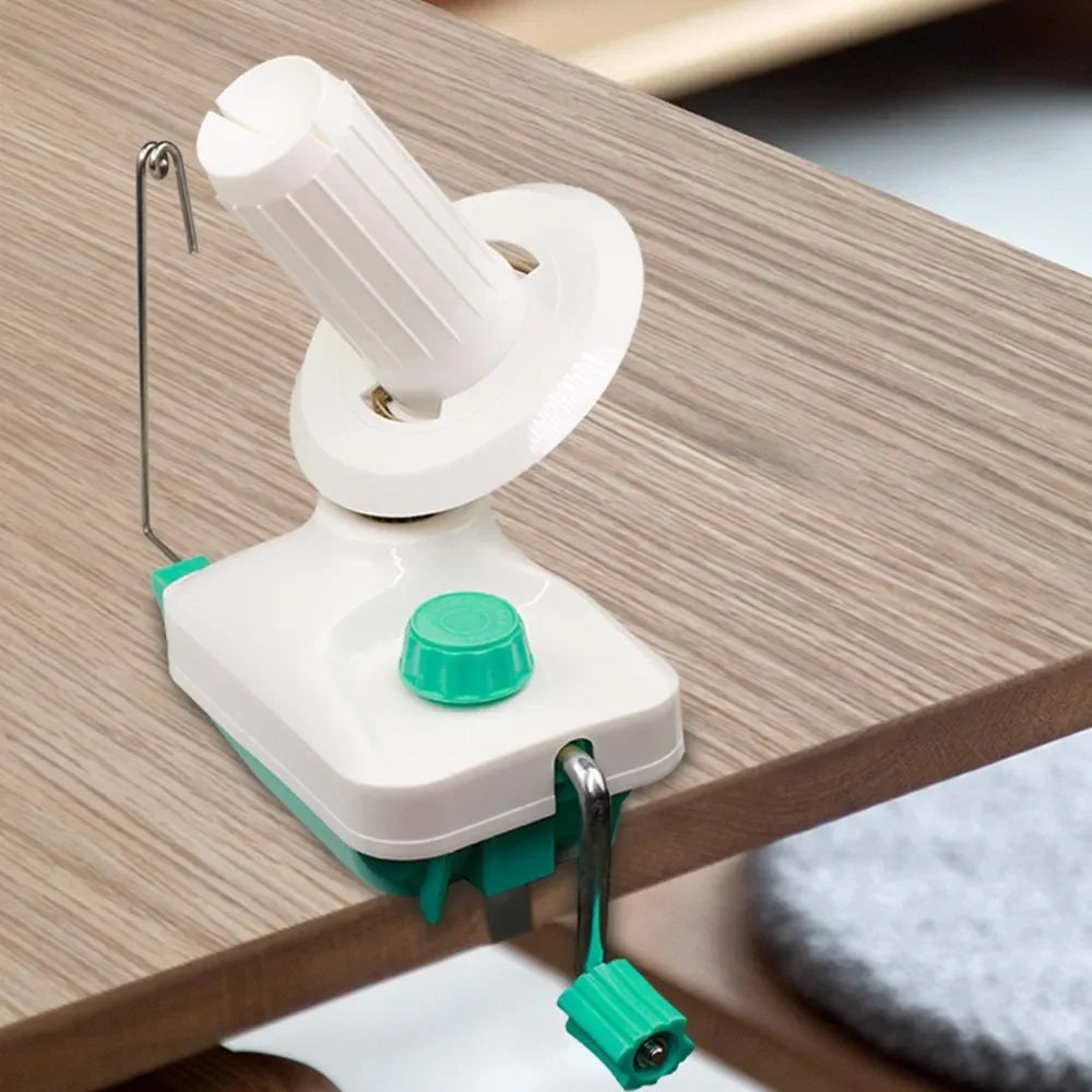 Manual Wool Ball Winder – Hand Operated Yarn Swift for Knitting