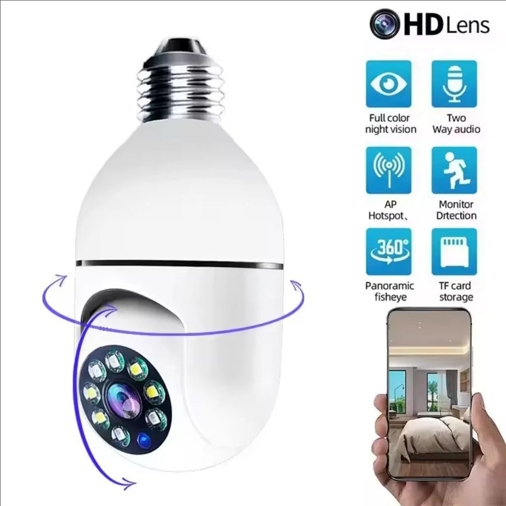 Smart WiFi Bulb Camera