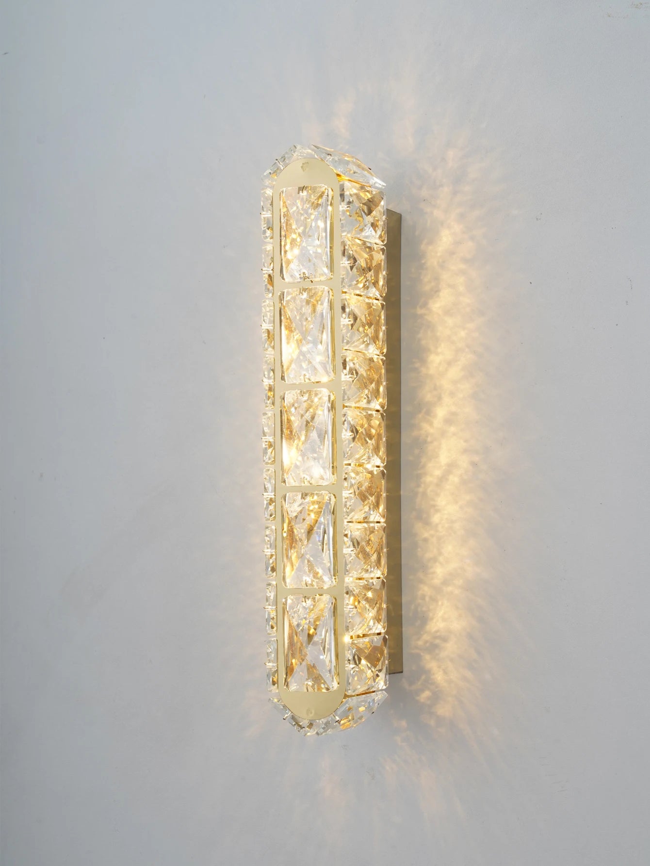 Crystal Wall Lamp – Gold & Silver