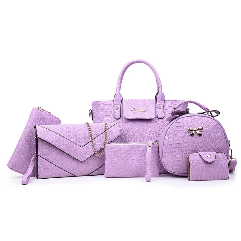 Luxury 6-Piece Handbag Set