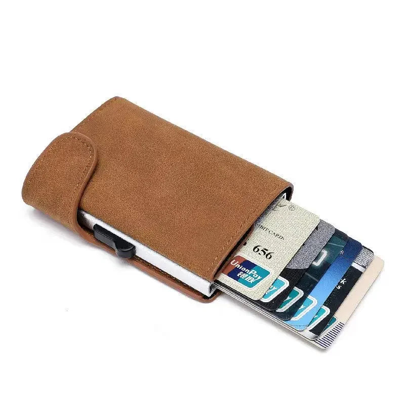 Anti-Theft Metal Business Card Box & Credit Card Holder