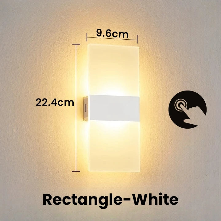 Touch LED Wall Night Light – USB Rechargeable & Wireless