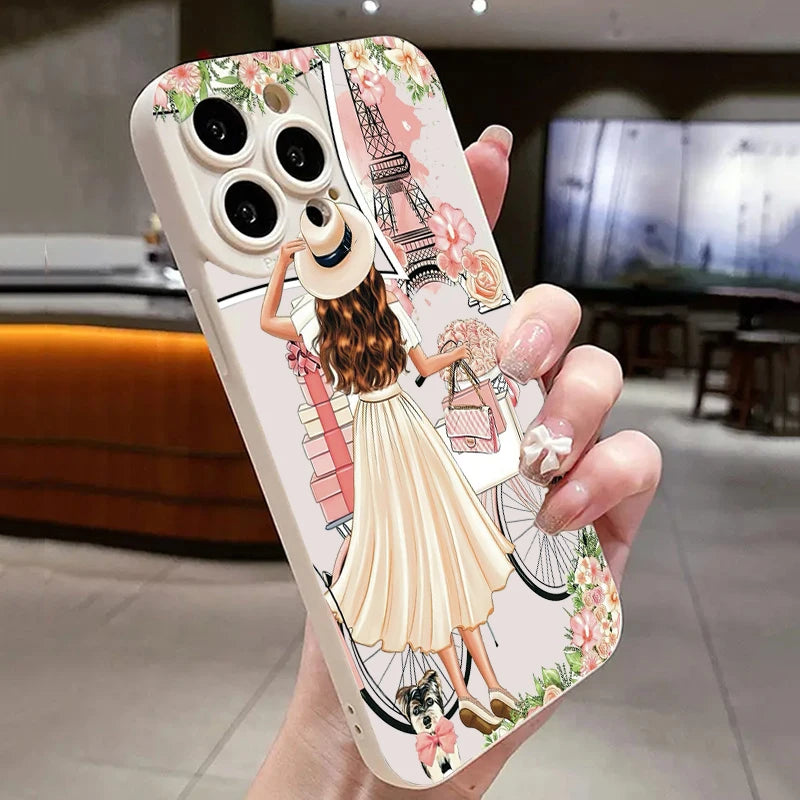 Flower Girl Pattern Cover – iPhone