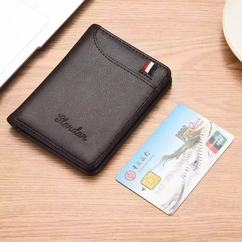 Ultra-Thin Men’s Slim Wallet with Multi Card Holder