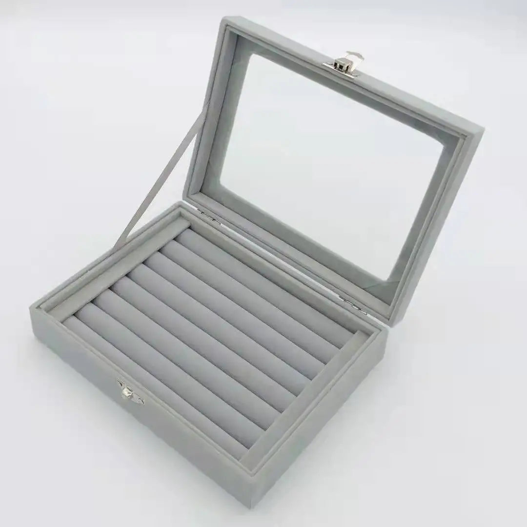 Velvet Box for Storing and Displaying Rings”