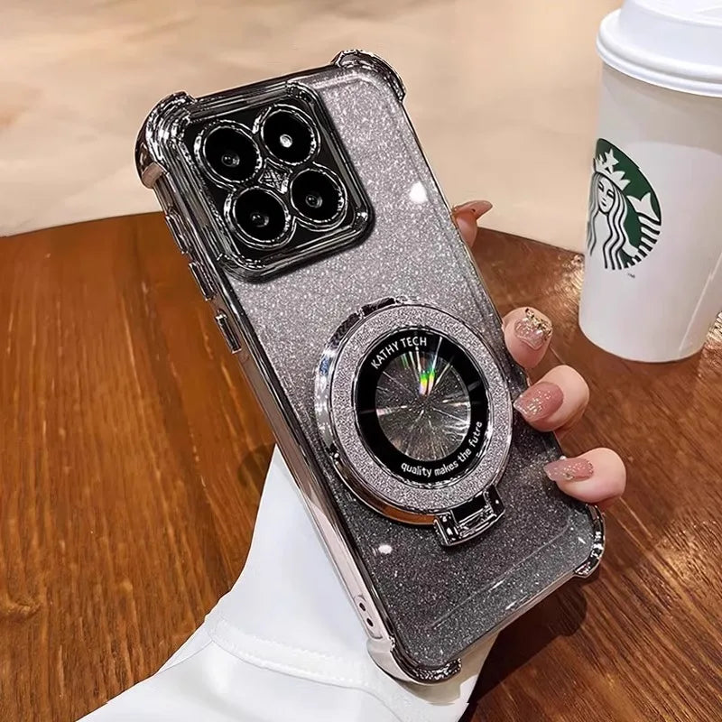 Luxury Glitter Bracket Cover – Xiaomi Redm