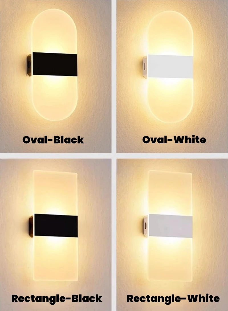 Touch LED Wall Night Light – USB Rechargeable & Wireless