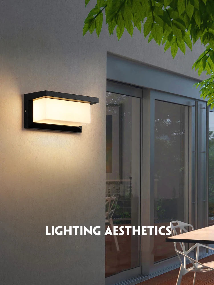LED Porch & Garden Wall Lamp – Weatherproof Outdoor Lighting