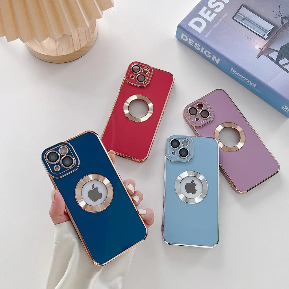 Luxury Fashion Shockproof Silicone Cover – iPhone