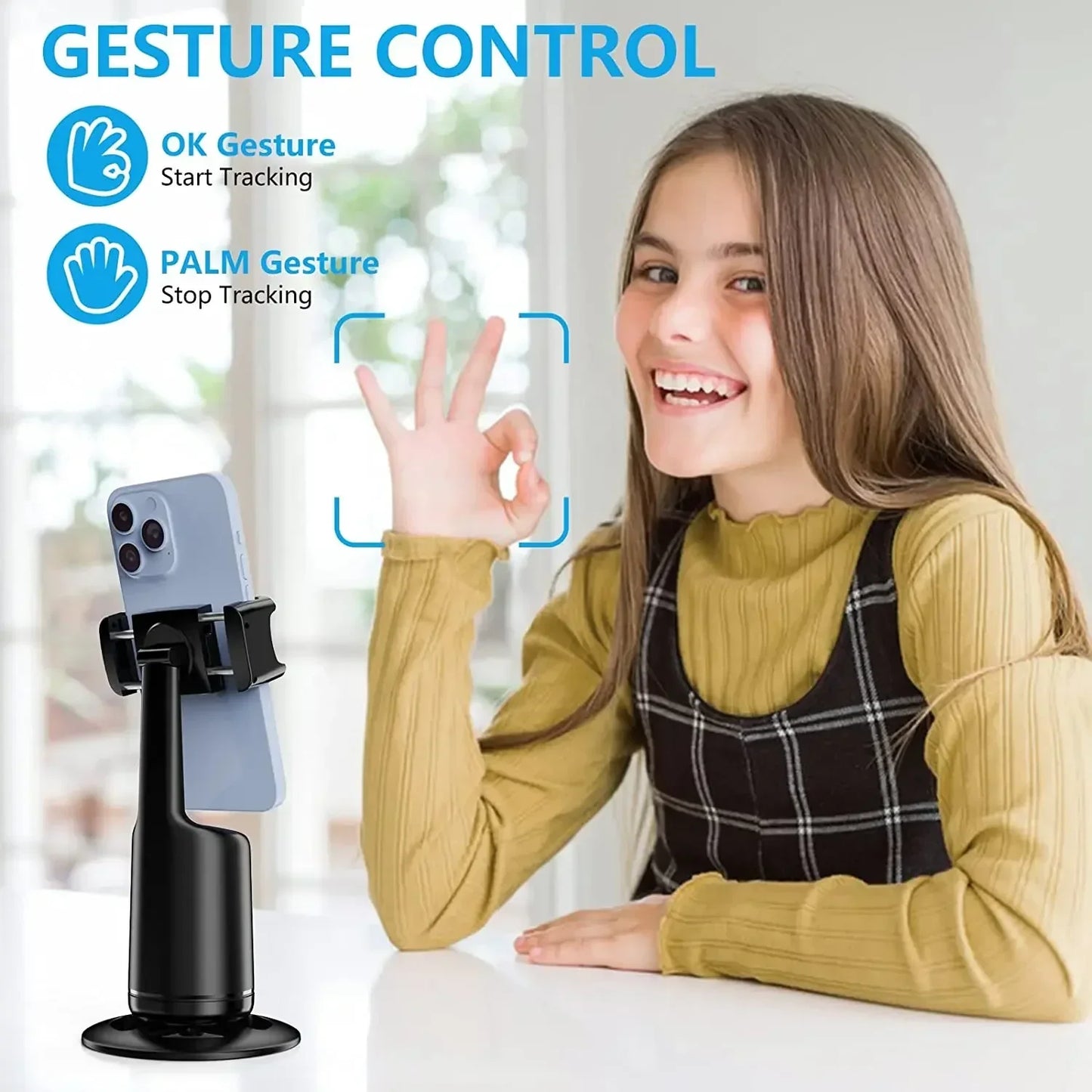 P01 Smart Face & Body Tracking Phone Stand
