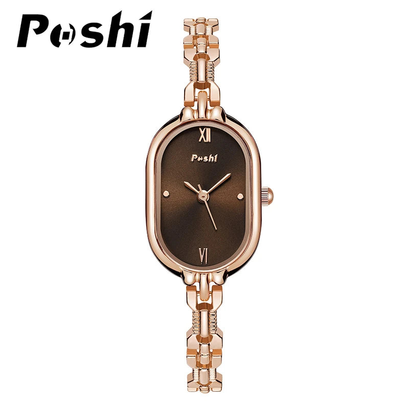 POSHI Women's Luxury Quartz Bracelet Watch