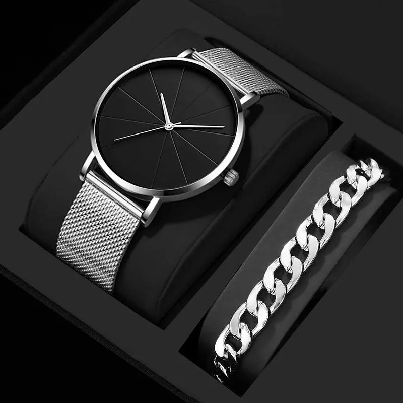 Mens Fashion Business Quartz Wristwatch Fashion Calendar