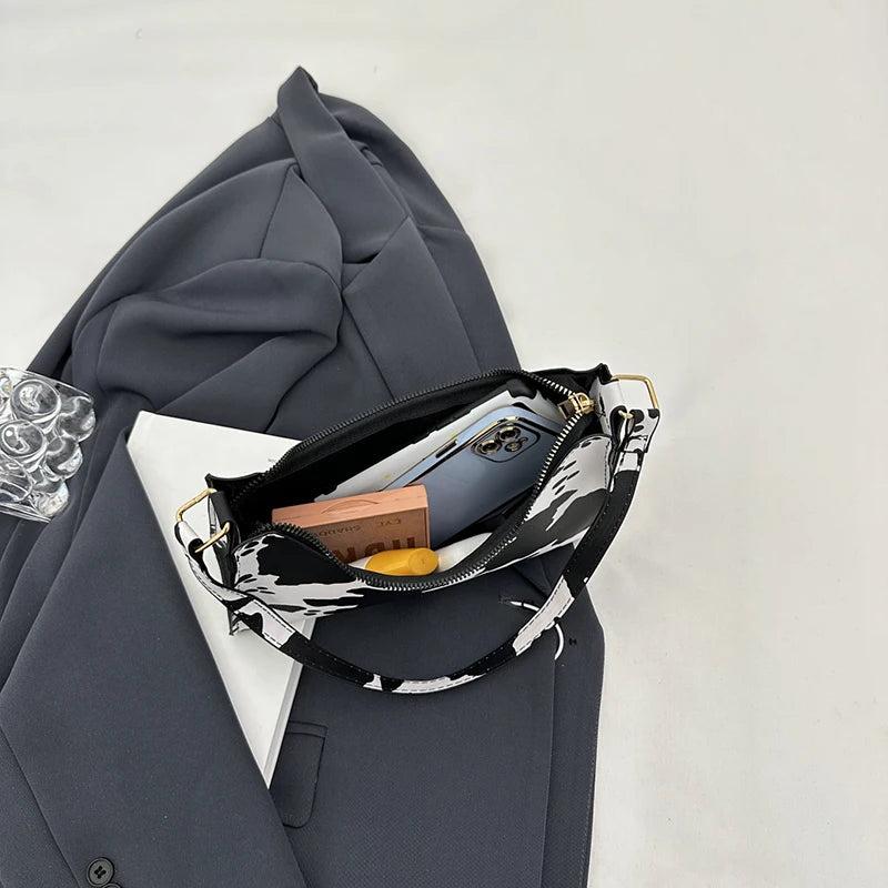 PU Leather Underarm Tote