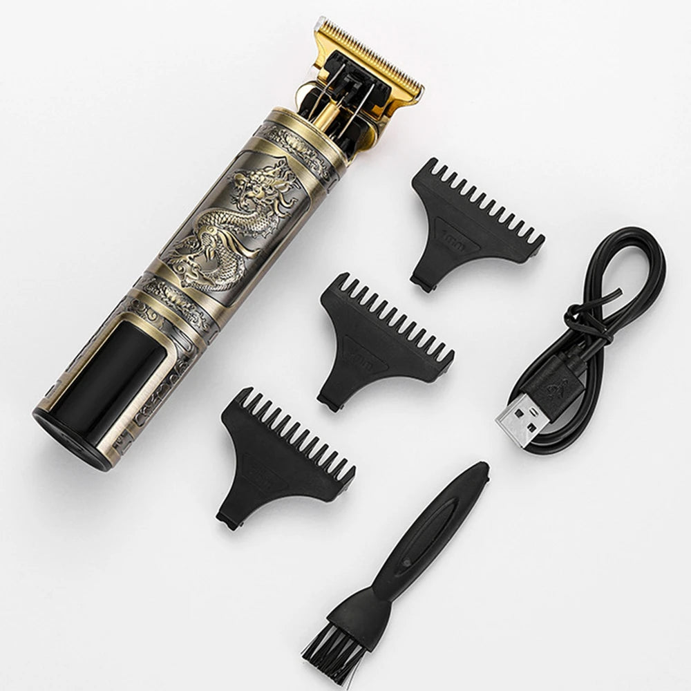 Vintage USB Hair Clipper – Professional Trimmer