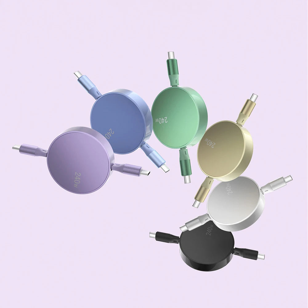 Retractable PD Fast Charge Cable