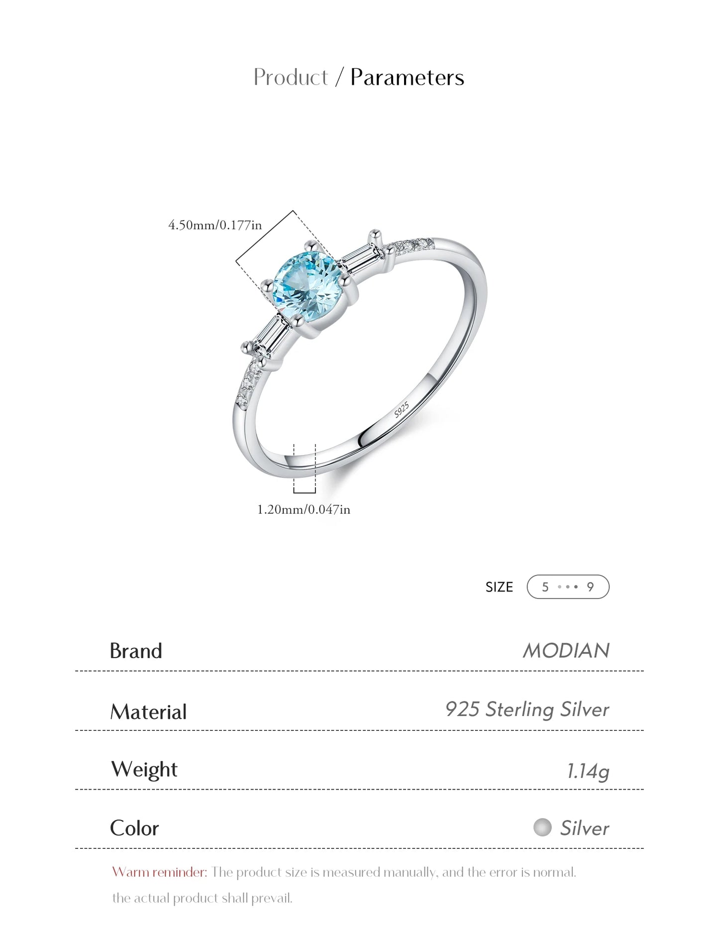 925 Silver Infinity CZ Ring Se