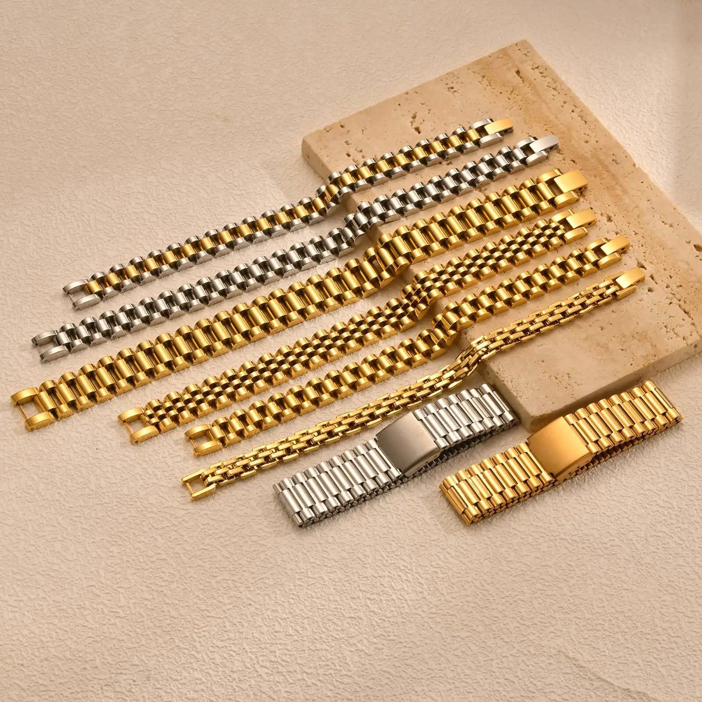 “Vnox Stainless Steel Link Bracelety