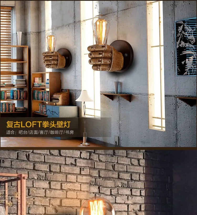 Unique Indoor Wall Fixture for Home, Bar & Restaurant Decor