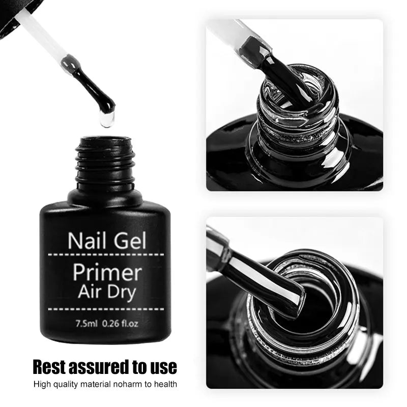 Acrylic No-acid Primer Nail Art Set With Base Coat And Top Coat Soak Off Gel Nail Polish For Nail Art Design Tool Kit