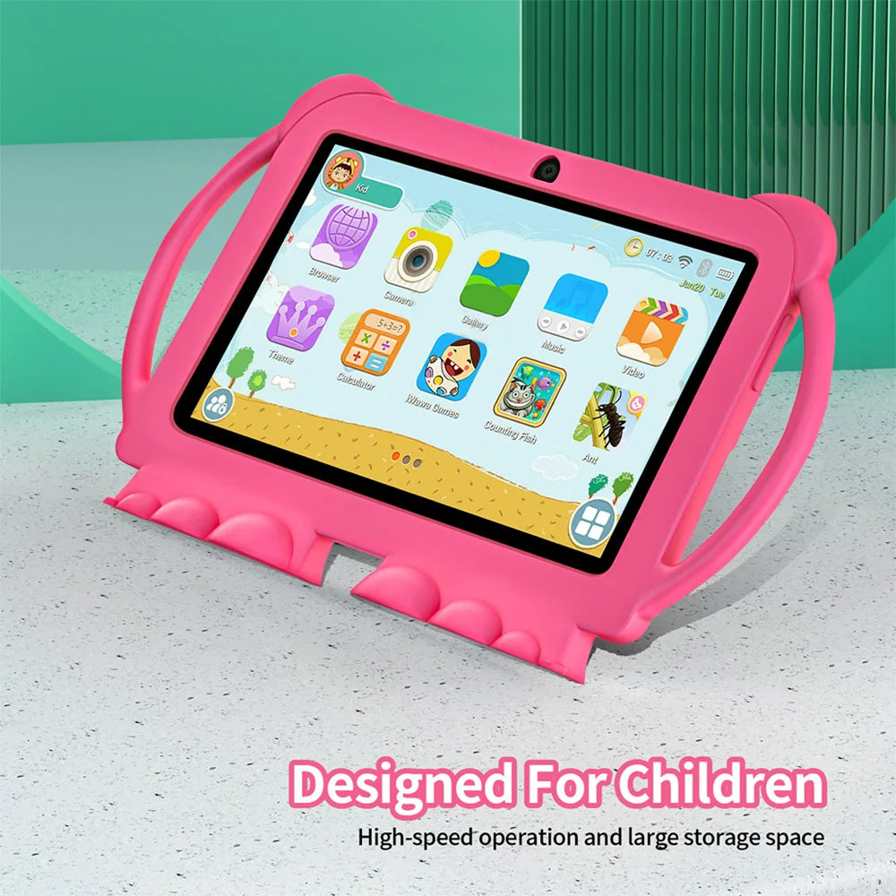 2025 New 7" Kids Tablet – Android 13, Dual Camera, 5G WiFi