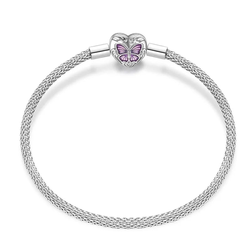 925 Sterling Silver Charm Bracelet for Women”