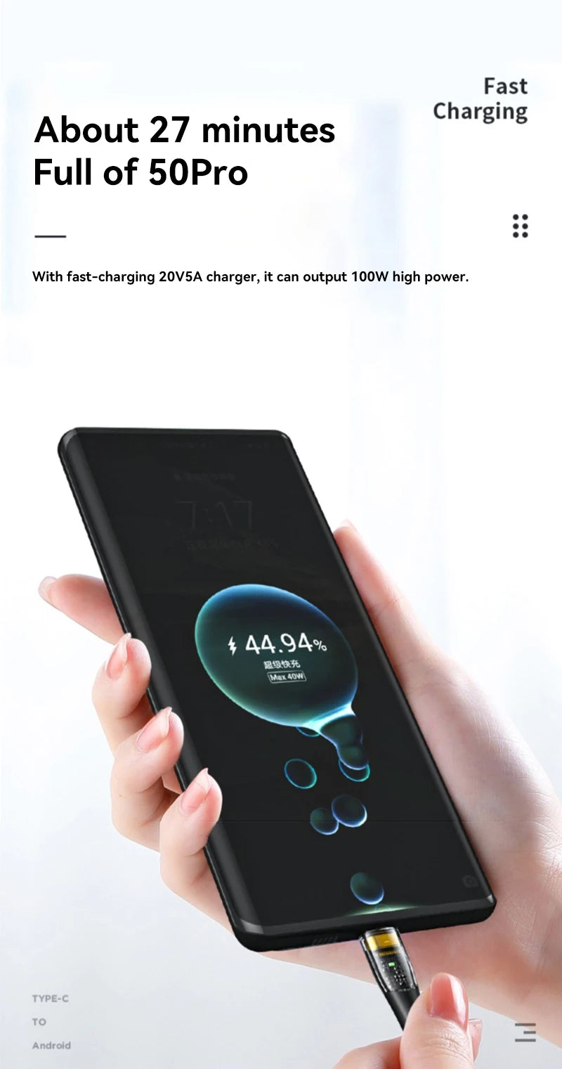 120W Fast USB-C Cable