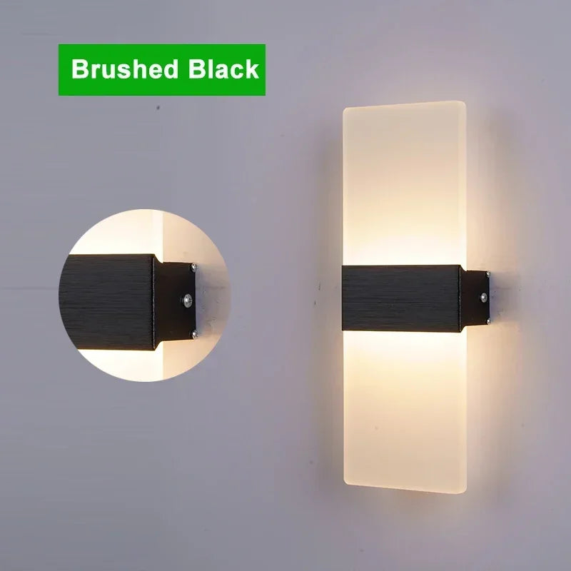 LED Wall Sconce – Modern Light for Bedroom & Corridor