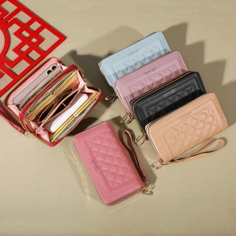 Luxury Women’s Clutch Purse – Card, Coin & Phone Holder