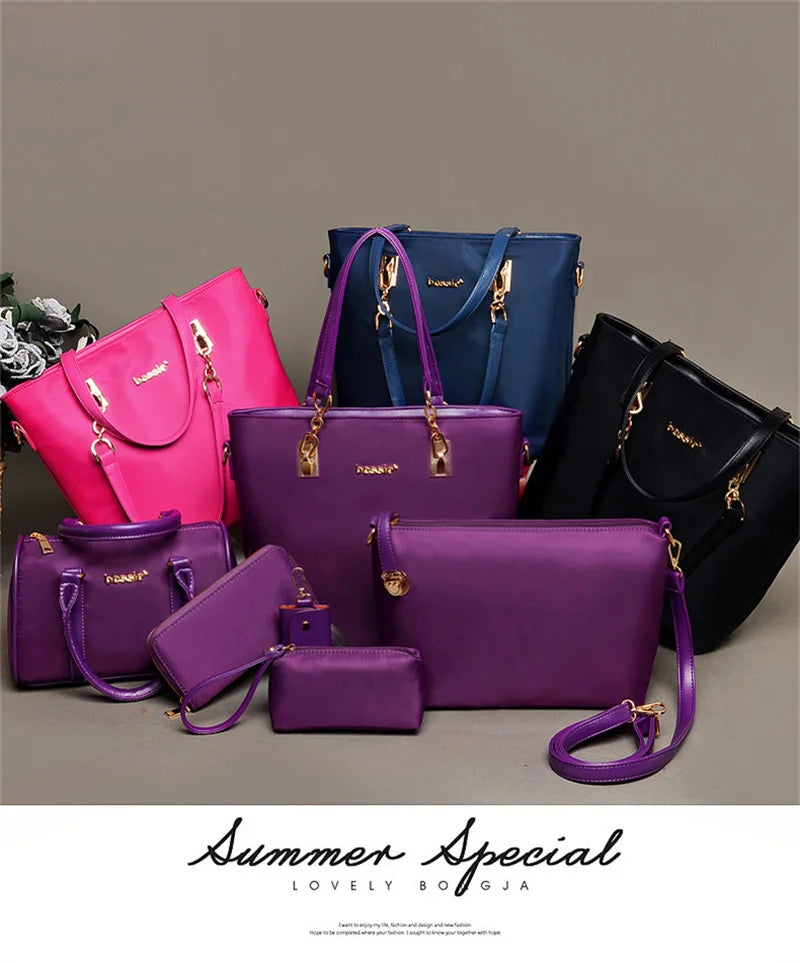6-Piece Fashion Tote Set