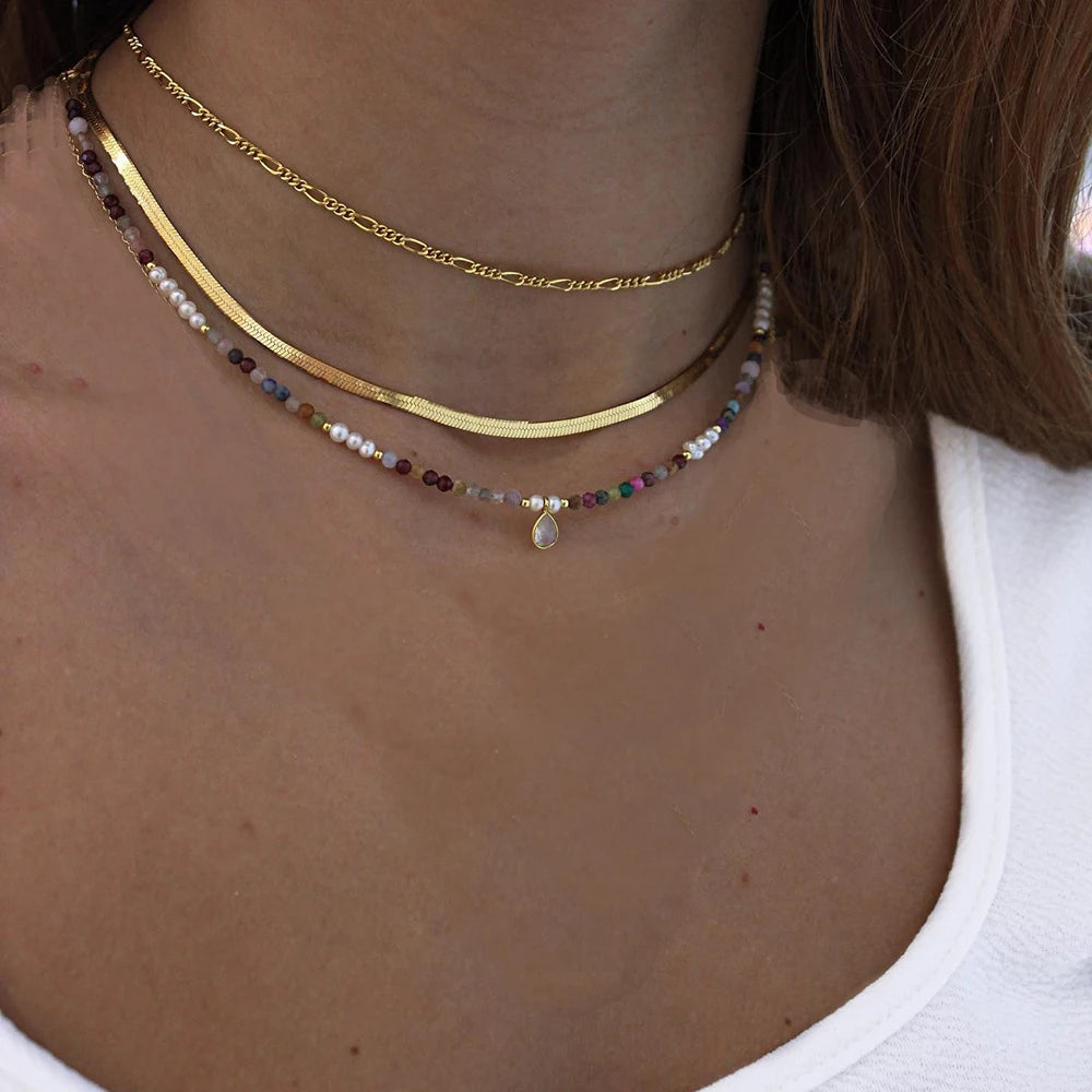 Bohemian Multilayer Beaded Necklace