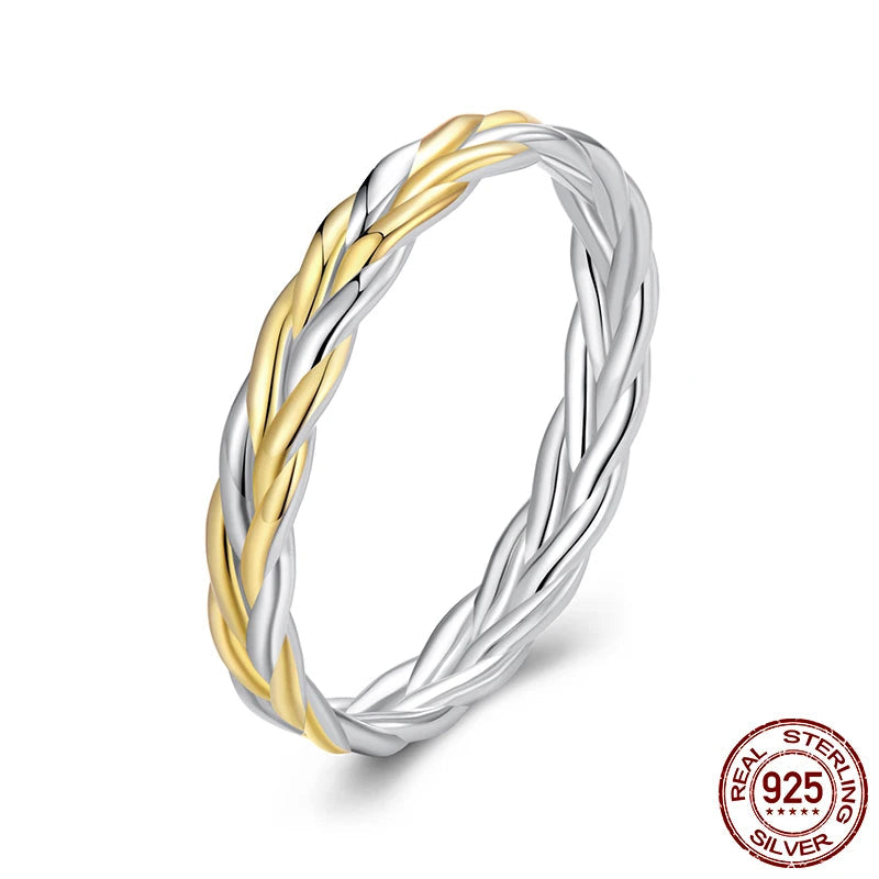 Braided Sterling Silver Ring