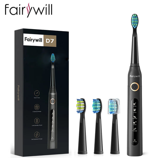 Fairywill FW-507 Sonic Toothbrush – Rechargeable & Waterproof