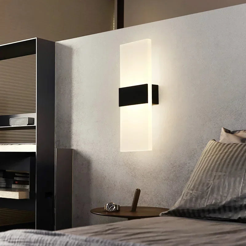 LED Wall Sconce – Modern Light for Bedroom & Corridor
