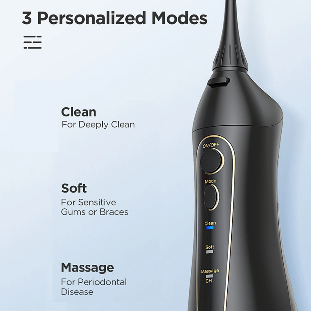 Fairywill Portable Water Flosser – Rechargeable Dental Cleaner