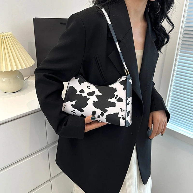 PU Leather Underarm Tote