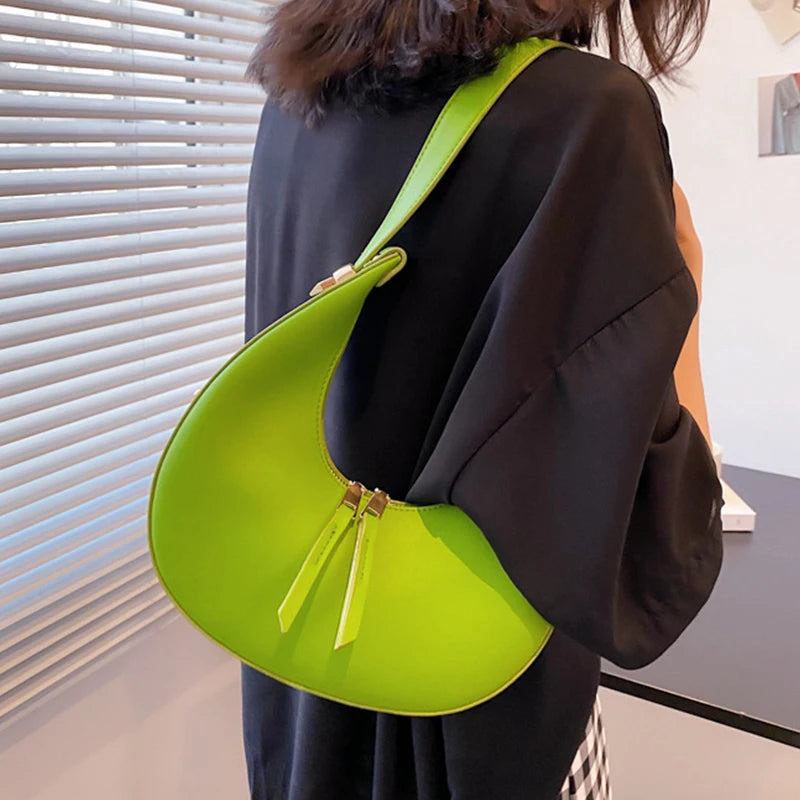 Luxury Half Moon Tote