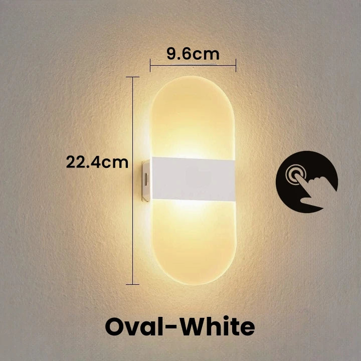 Touch LED Wall Night Light – USB Rechargeable & Wireless