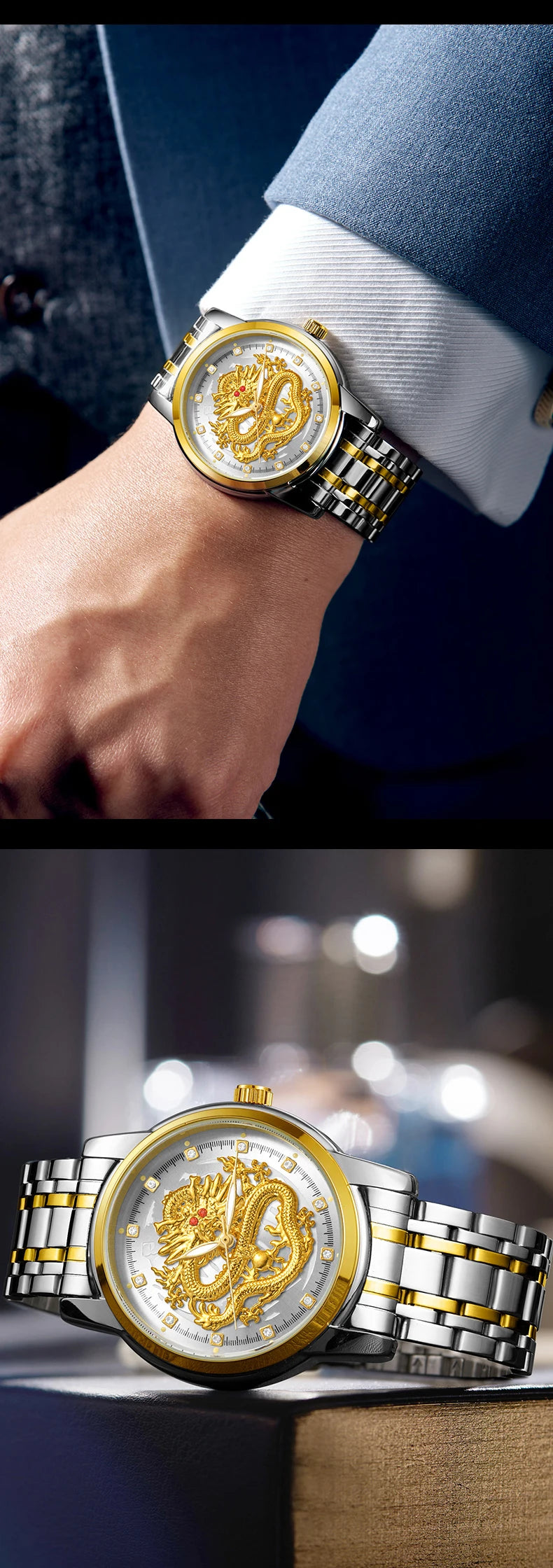 Luxury Men's Waterproof Quartz Watch