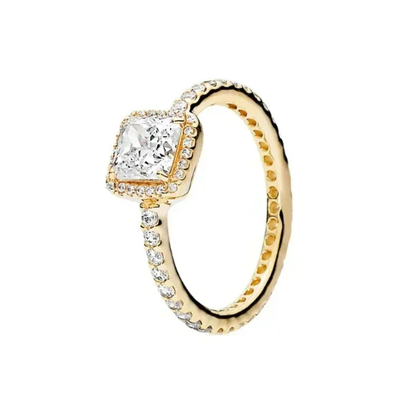 "Classic 925 Silver Heart Ring – Exquisite Couple Jewelry Gift"