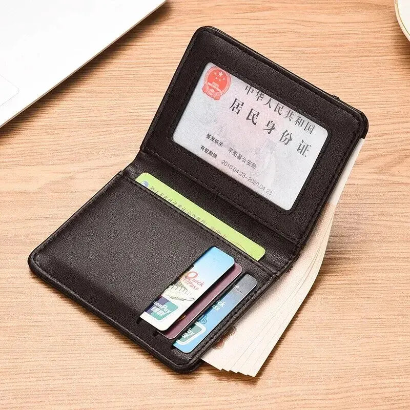 Ultra-Thin Men’s Slim Wallet with Multi Card Holder