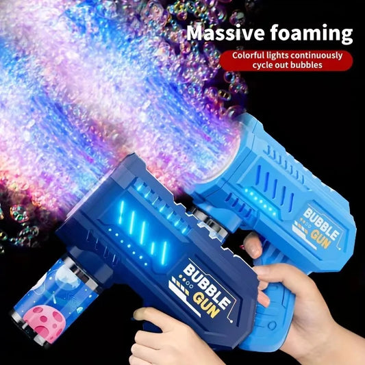 Automatic Bubble Gun – Rocket Bubble Machine for Kids
