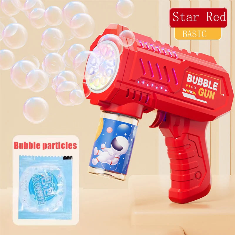 Automatic Bubble Gun – Rocket Bubble Machine for Kids