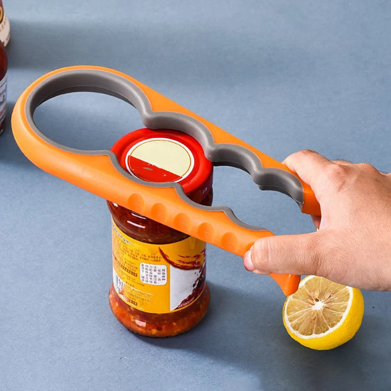 Jar Gripper, Lid & Can Opener – Handy Kitchen Essential