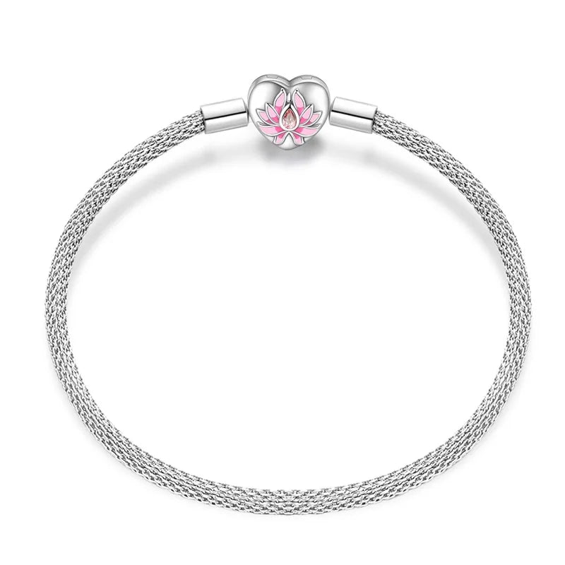 925 Sterling Silver Charm Bracelet for Women”