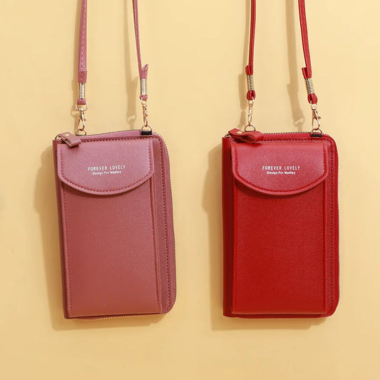 Versatile Single Shoulder Satchel & Keycase for Women