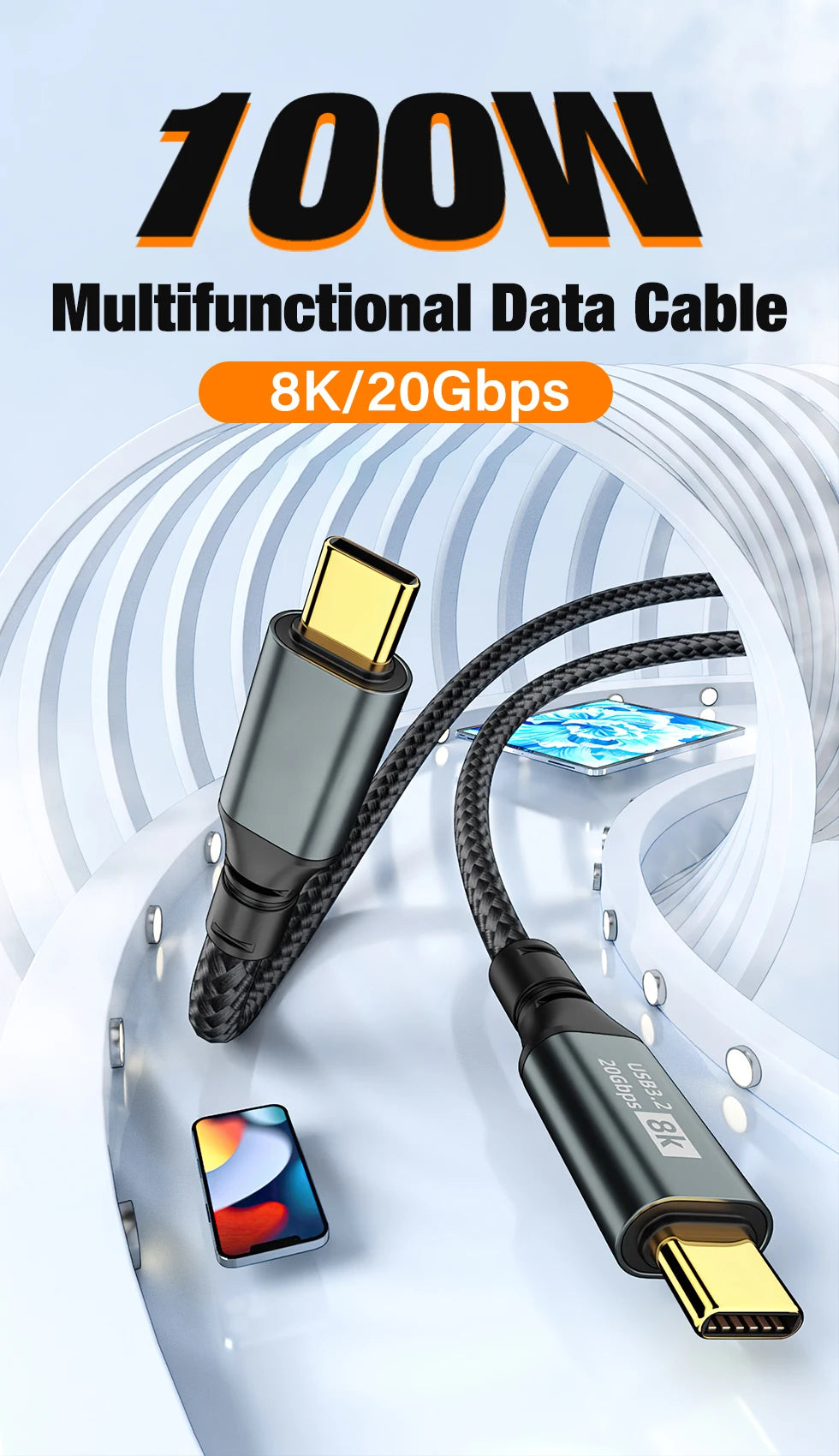 100W PD Fast Charging Cable