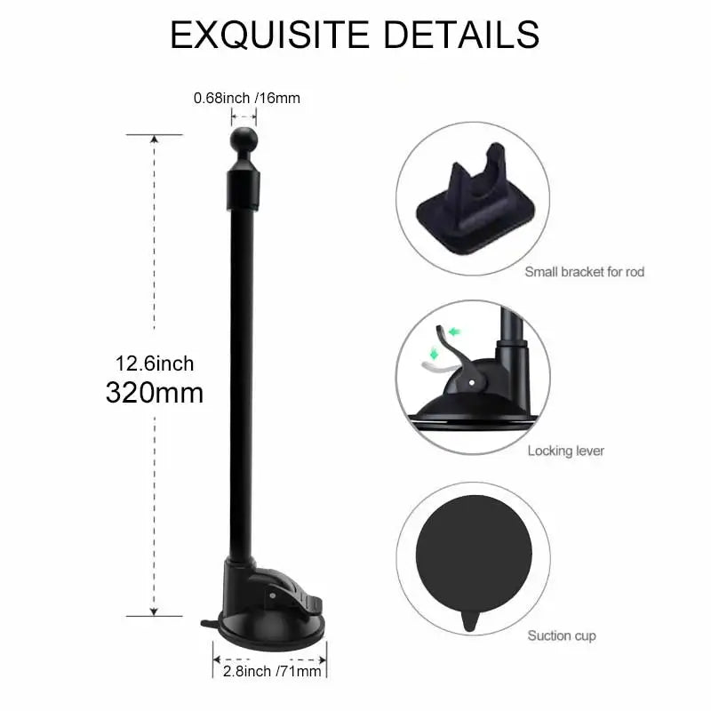 Long Arm Car Tablet Holder