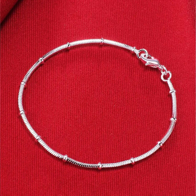 925 Sterling Silver Chain Bracelet