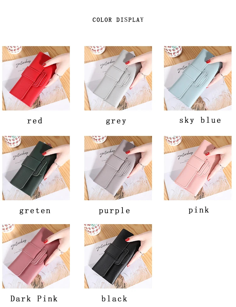 Large Capacity Clutch & Coin Purse for Ladies